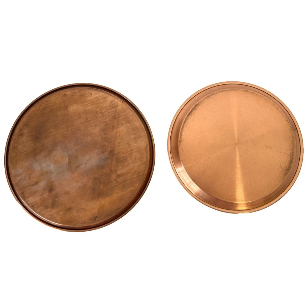 Vintage Coppercraft Guild Copper Serving Dish Lid Clad Aluminum Saute Pan Set 5